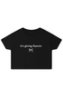 it's giving fiancée cropped tee