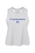 it's giving fiancee racerback cropped tank
