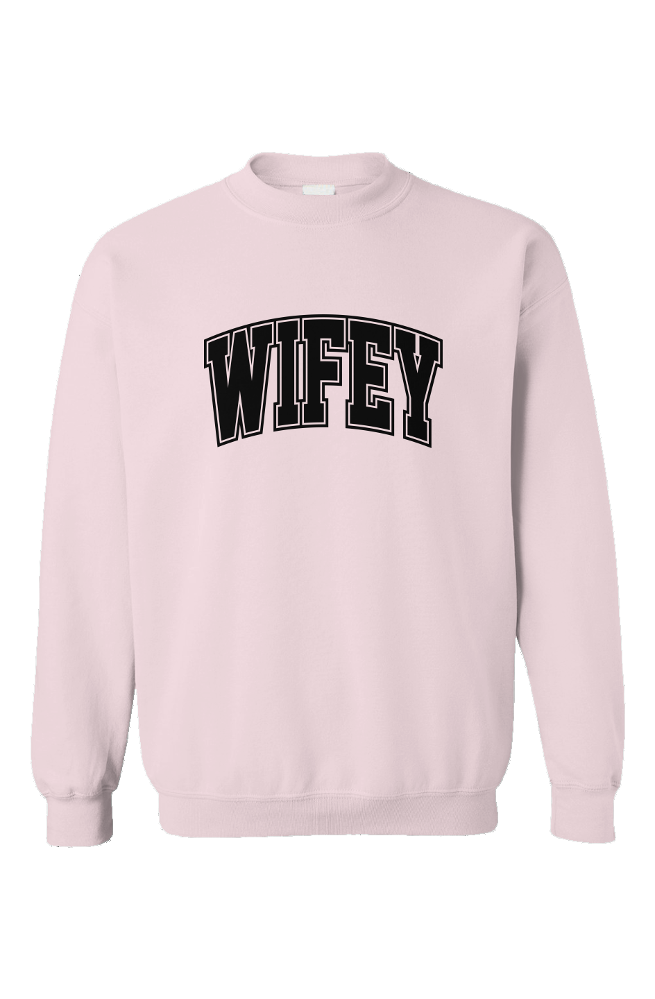 wifey collegiate crewneck sweatshirt 