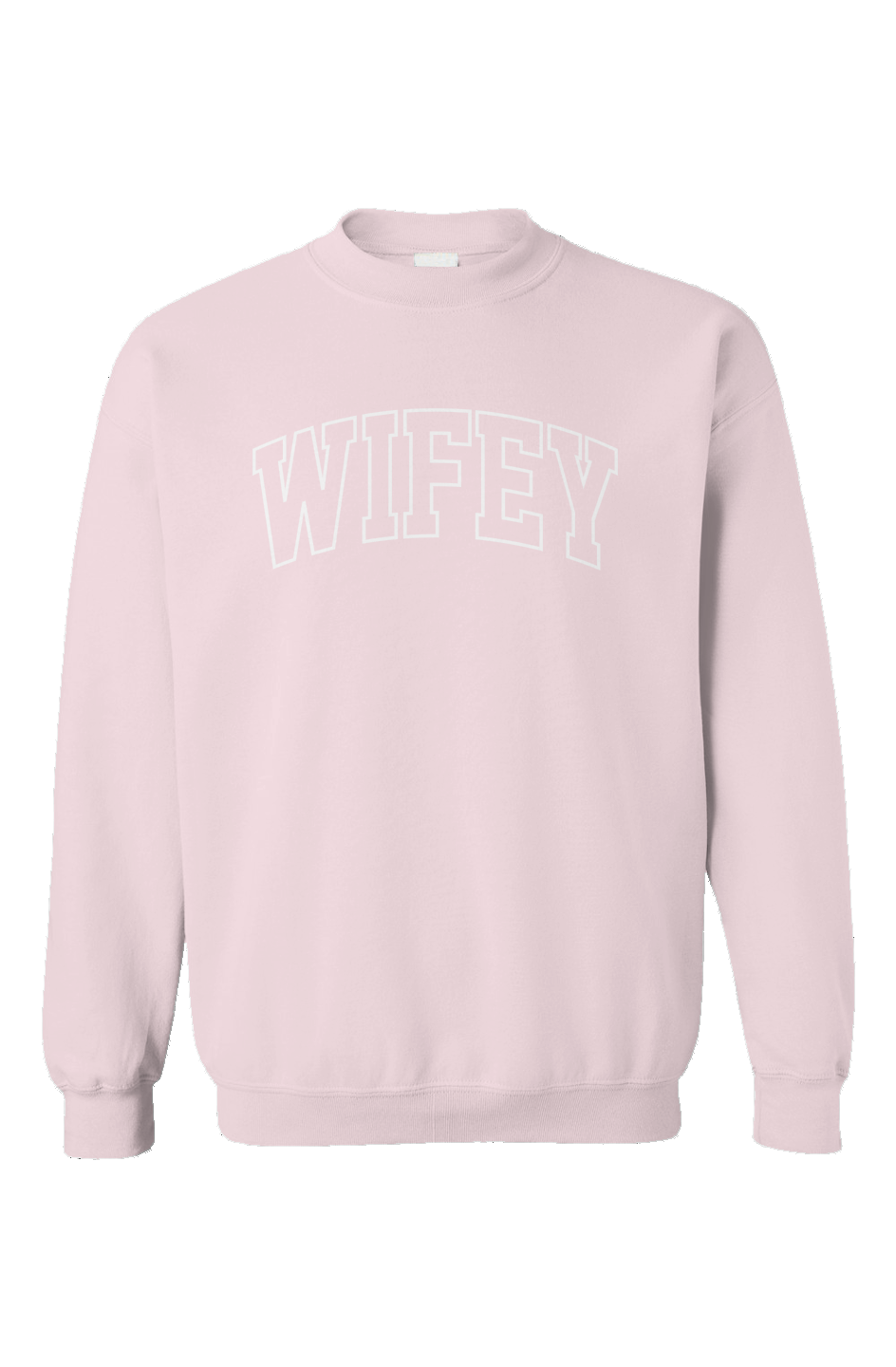 wifey varsity crewneck sweatshirt