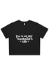 put it on my husbands tab cropped tee