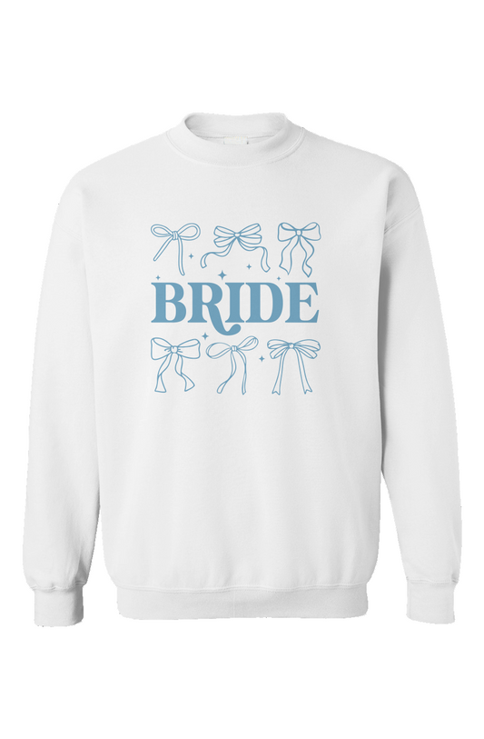 bride bow crewneck sweatshirt 