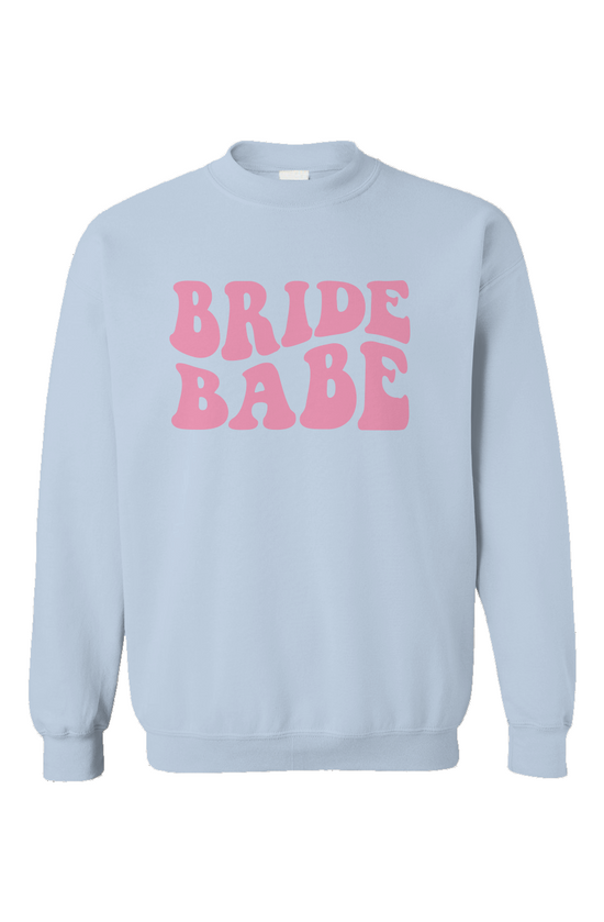 bride babe crewneck sweatshirt 