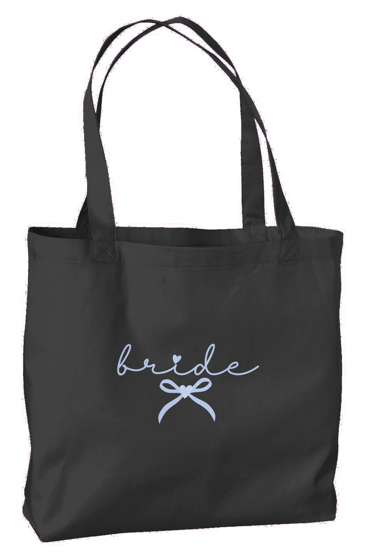 bride bow tote