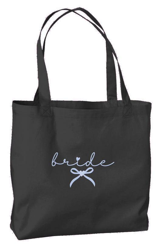bride bow tote