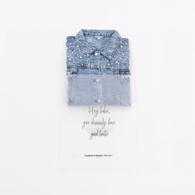 Embroidered Denim Jacket - Wifey