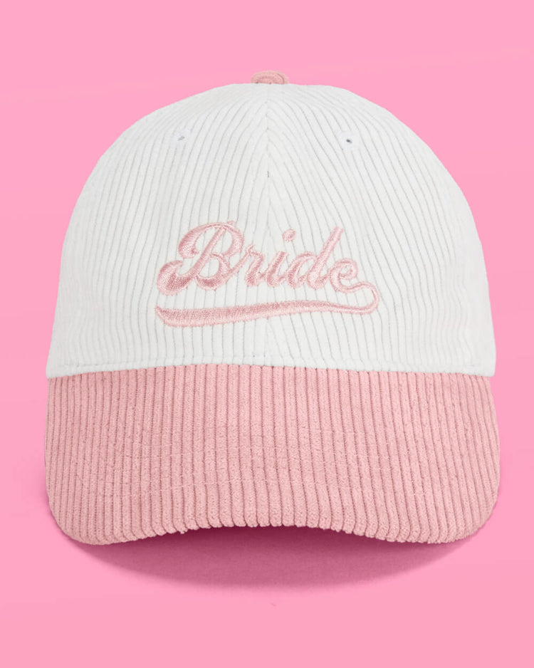 Team Bride Hat - embroidered corduroy hat