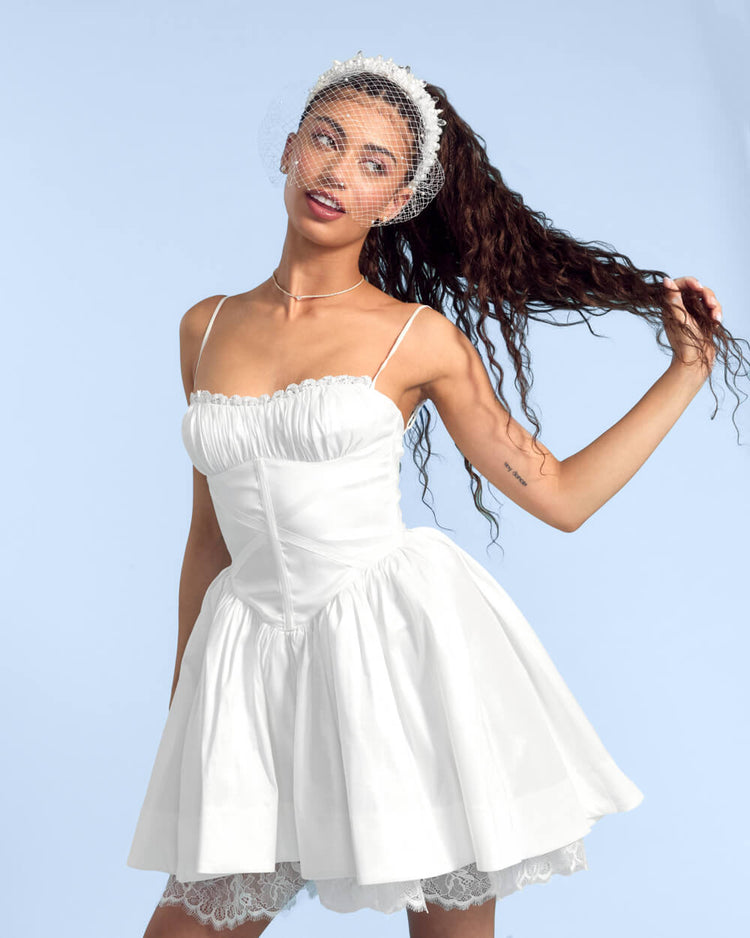 The Pearl Veilette - premium headband w. veil