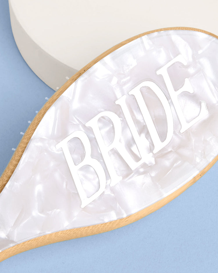 Bride Hair Brush - acrylic paddle brush