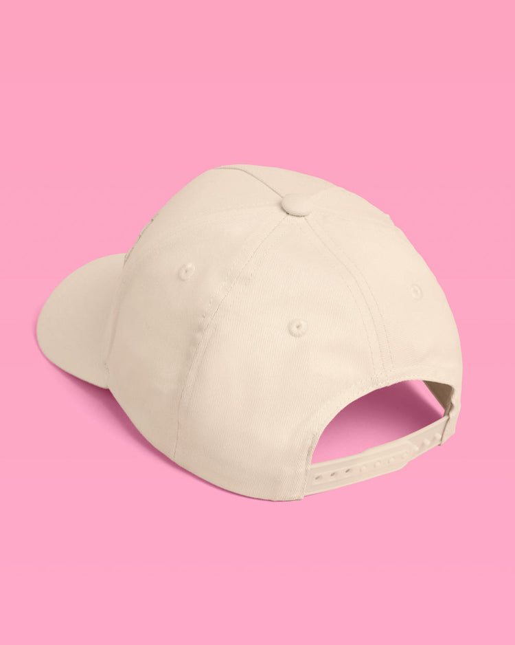 Wifey Trucker Hat - ivory embroidered hat